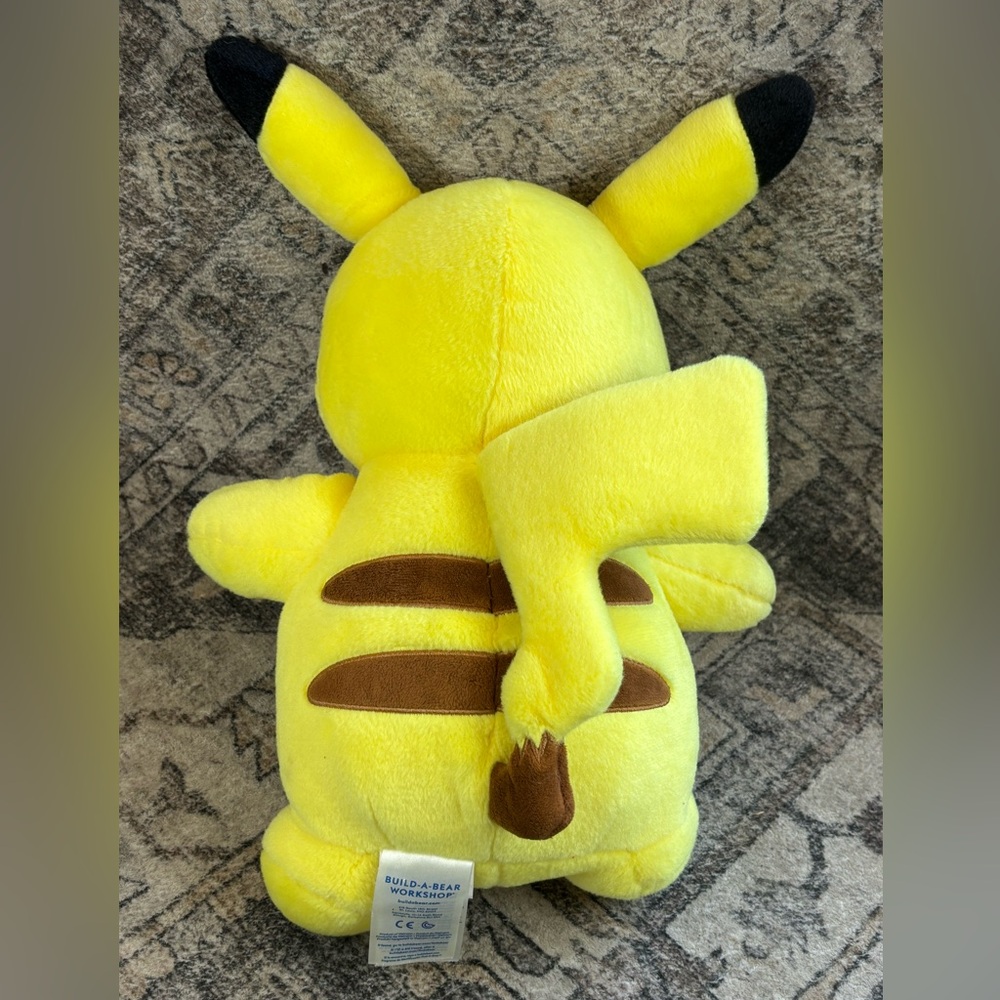 Pokemon Pikachu Build A Bear Plush Stuffed Toy 18" - Picture 3 of 6